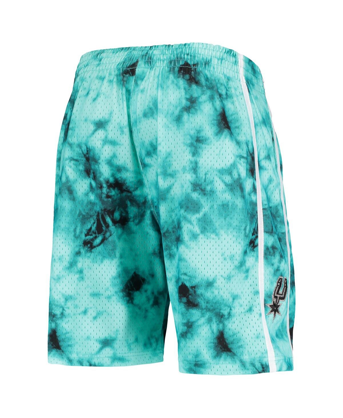 Mitchell & Ness Men's  Teal San Antonio Spurs Hardwood Classics 1998 Galaxy Swingman Shorts In Teal