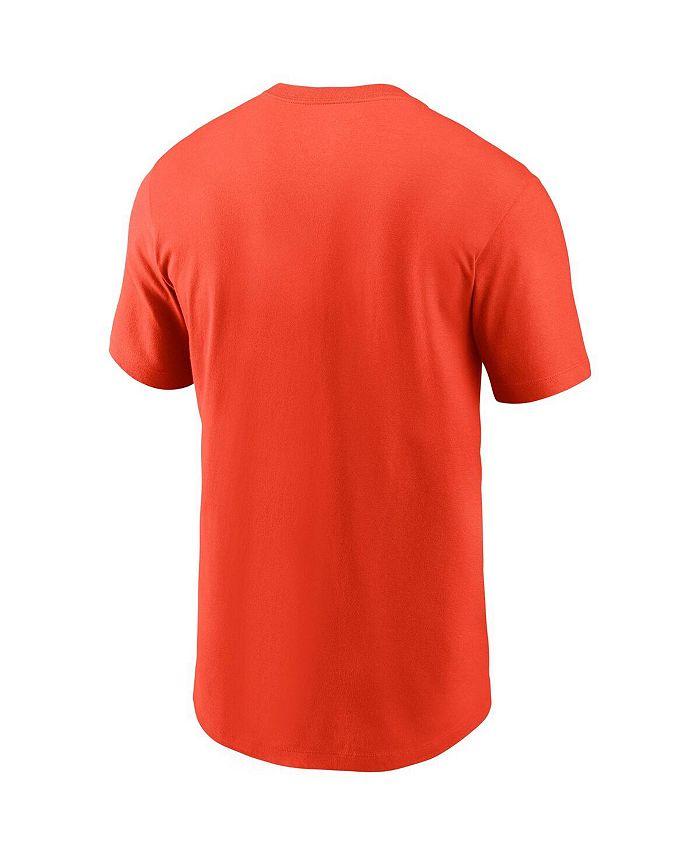 Nike Men's Orange Houston Astros 2022 City Connect Wordmark T-shirt ...