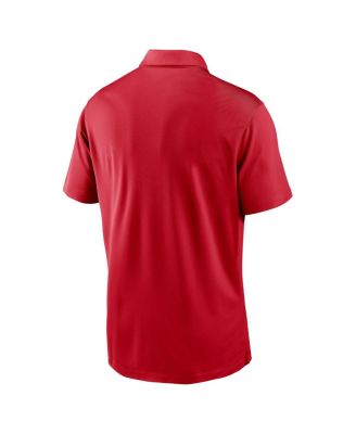 Men's Red Los Angeles Angels Diamond Icon Franchise Performance Polo Shirt