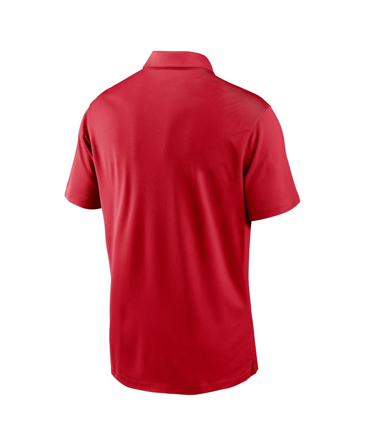 Shop Nike Men's  Red Los Angeles Angels Diamond Icon Franchise Performance Polo Shirt