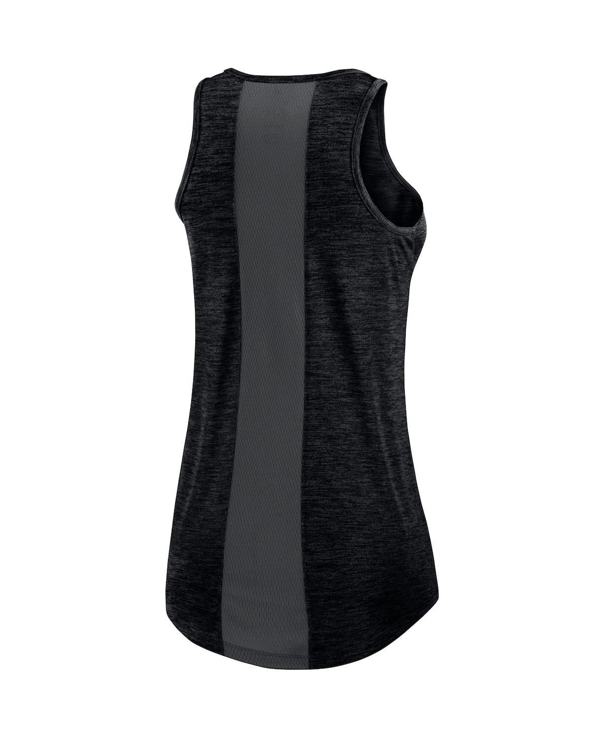 Women's NikeSan Francisco Giants Logo Fade High Neck Performance Tank Top - Black