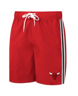 Men's Red Chicago Bulls Sand Beach Volley Swim Shorts