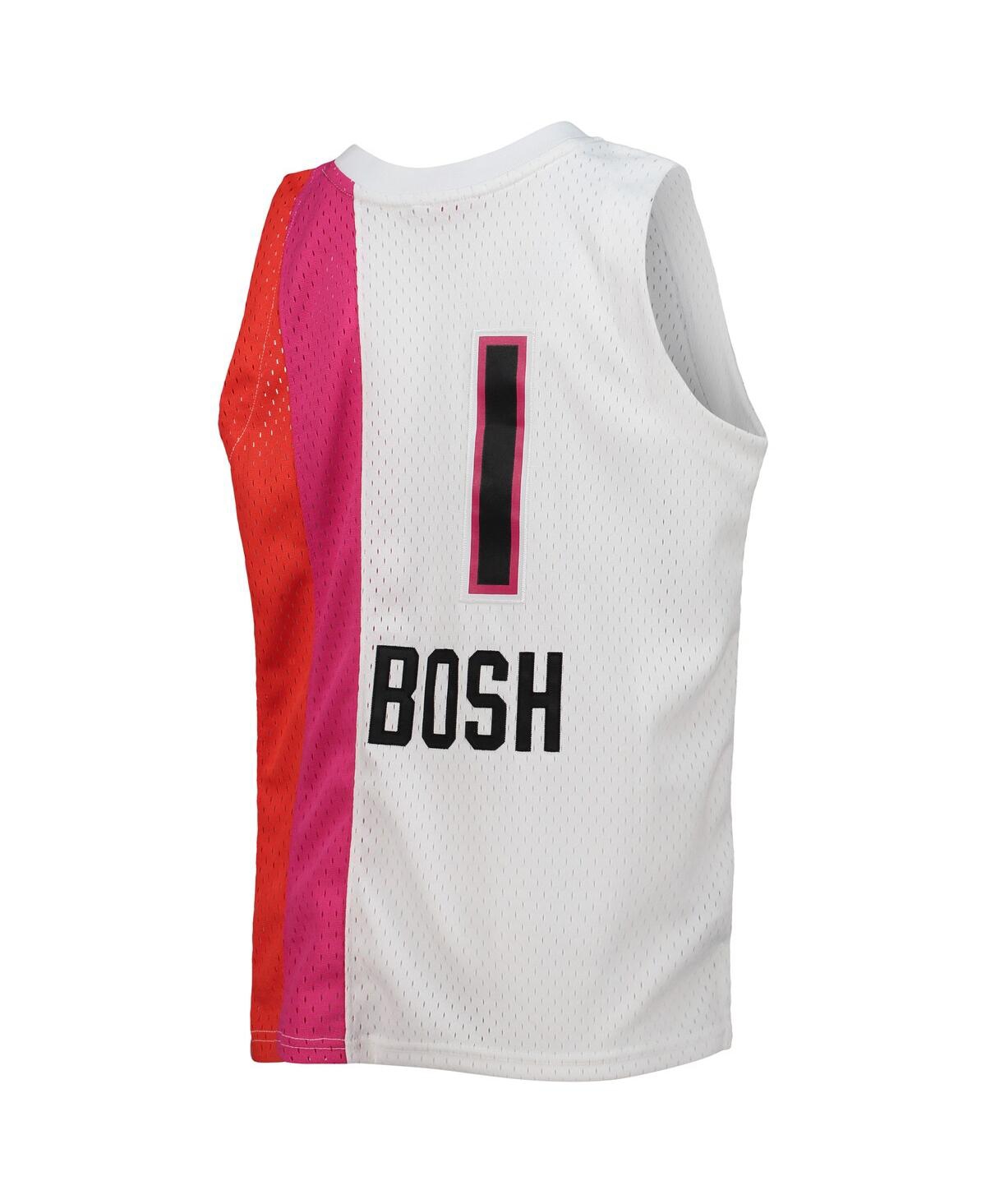 Big Boys Mitchell & Ness Chris BoshMiami Heat 2011-12 Hardwood Classics Swingman Jersey - White