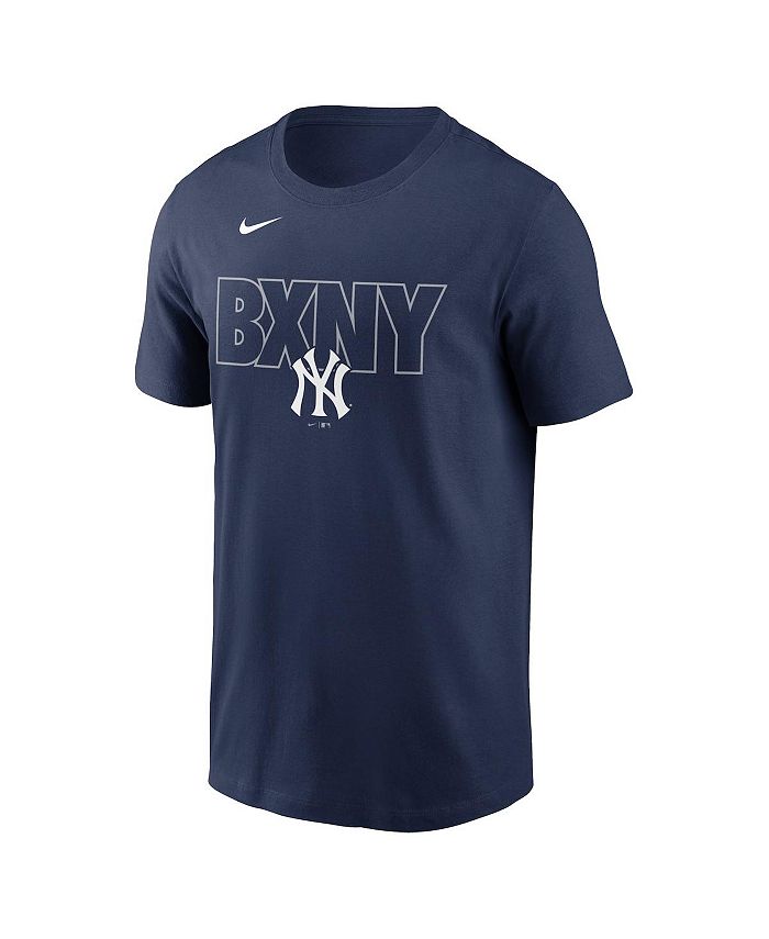 Nike Men's Navy New York Yankees Wordmark Local Team T-shirt - Macy's