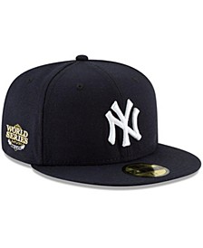 Men's Derek Jeter Navy New York Yankees 2000 MLB World Series MVP Side Patch 59FIFTY Fitted Hat