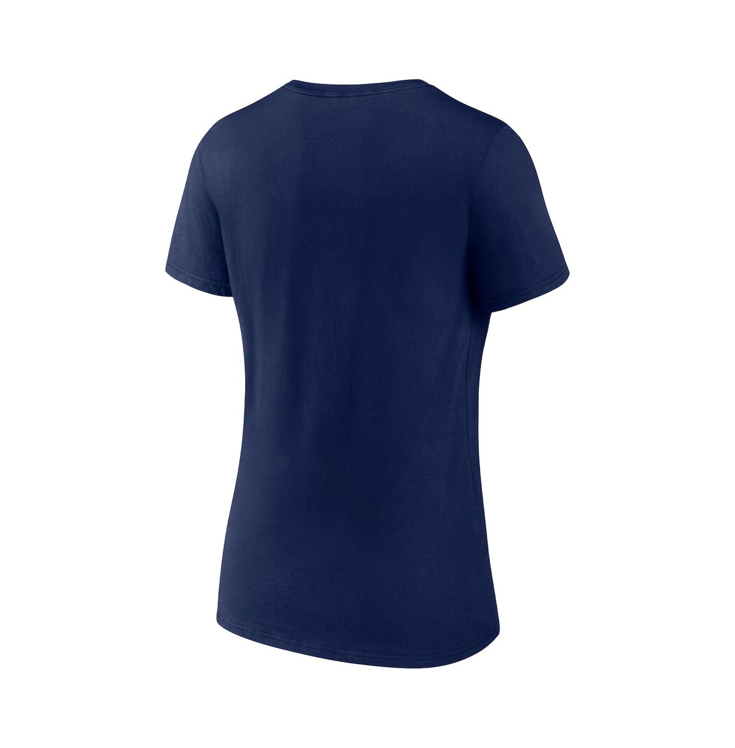 Женская футболка Fanatics David Ortiz Navy Boston Red Sox Big Papi Graphic V-Neck — фото 5