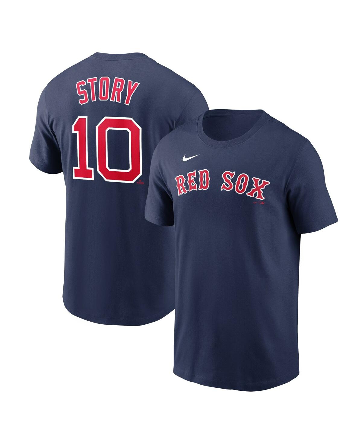 Men's Nike Trevor StoryBoston Red Sox Name and Number T-shirt - Navy