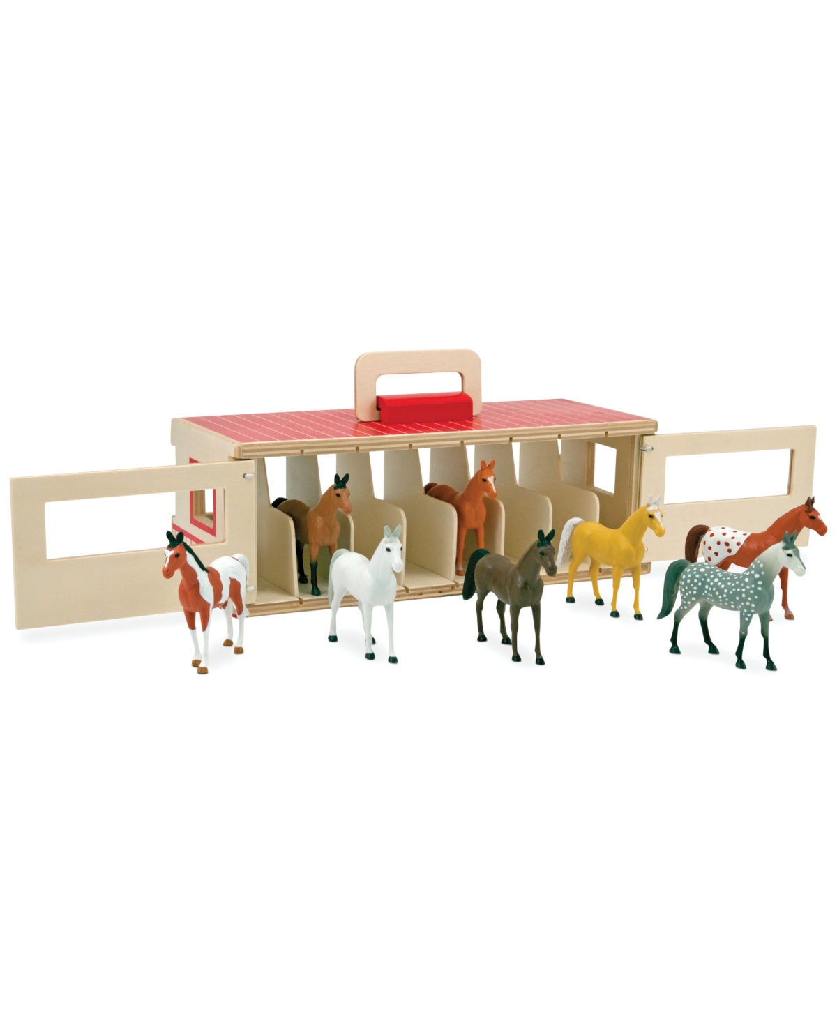 Shop Melissa & Doug Kids' Show-horse Stable Toy In One Color