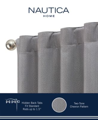 Virginia Ultimate Blackout Back Tab Window Curtain Panel Set, 38" x 84"