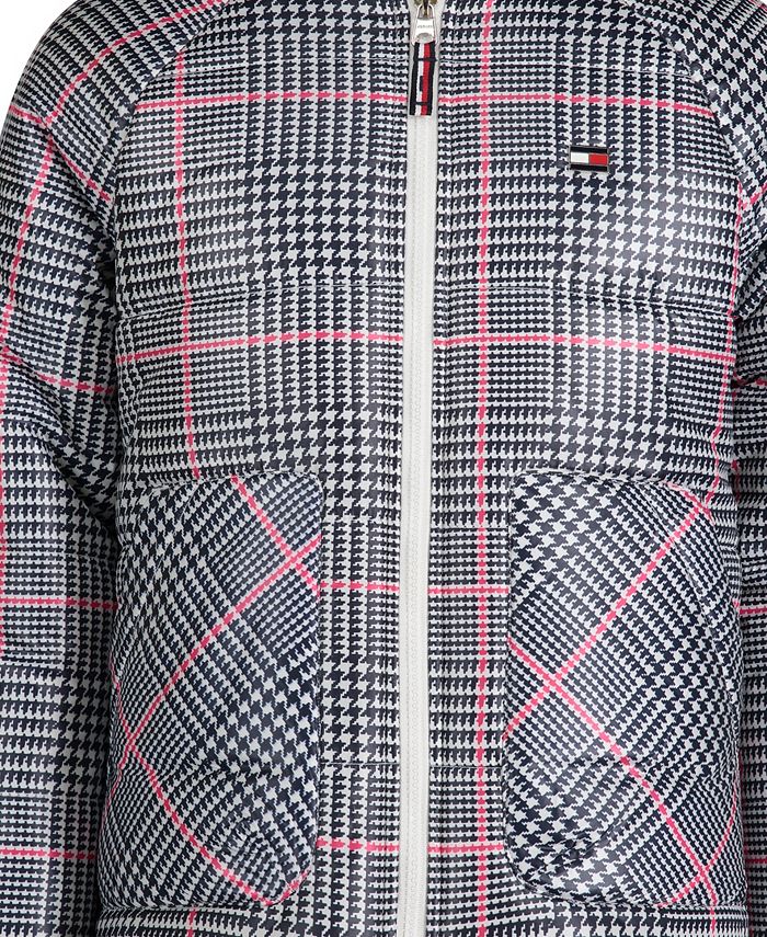 Tommy Hilfiger Toddler Girls Glenplaid Hooded Puffer Jacket Macy's