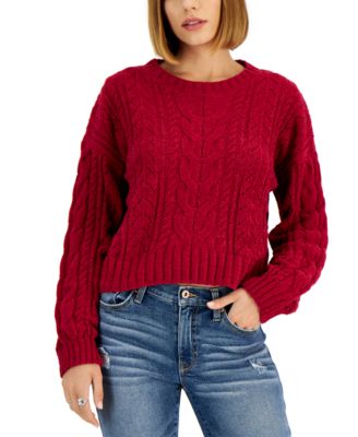 Hippie Rose Juniors' Chenille Cable 