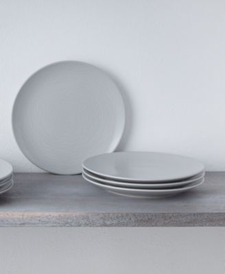 Swirl Coupe Salad Plates, Set of 4