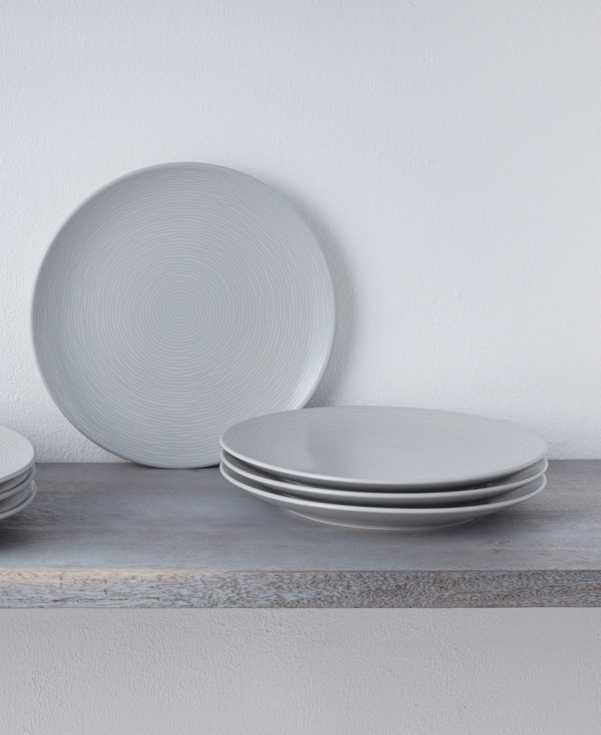 Noritake Swirl Coupe Salad Plates, Set of 4