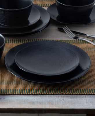 Swirl Coupe Dinner Plates, Set of 4