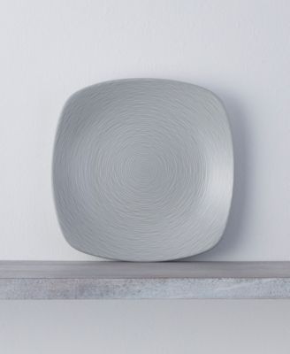 Swirl Square Salad Plates, Set of 4