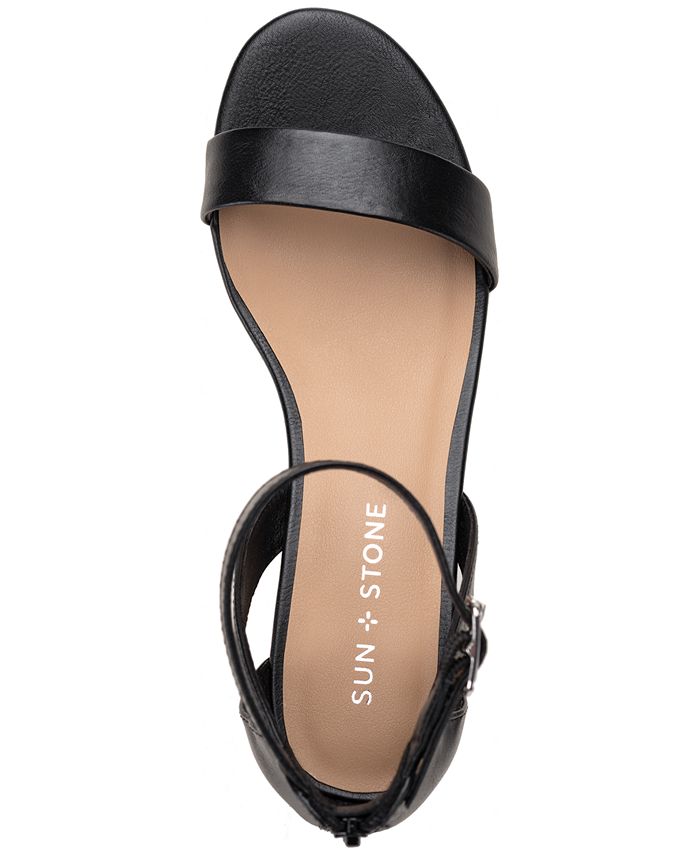 Sun + Stone Women's Jackee Block Heel Dress Sandals, Created for Macy's ...