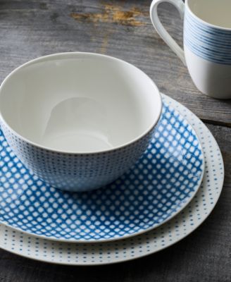 Hammock Dots Coupe Dinner Plates, Set of 4