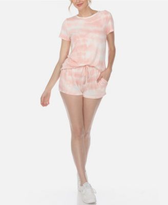 Women's 2 Piece Top Shorts Lounge Set