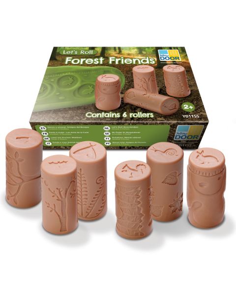 Детские игрушки Yellow Door Forest Friends Fine Motor Activity 6-Piece Rollers, Ages 2+