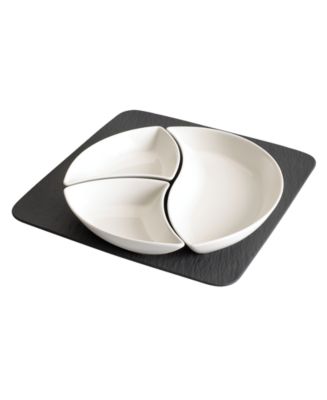 Villeroy & Boch New Wave Party Bowl Set, 4 Pieces - Macy's