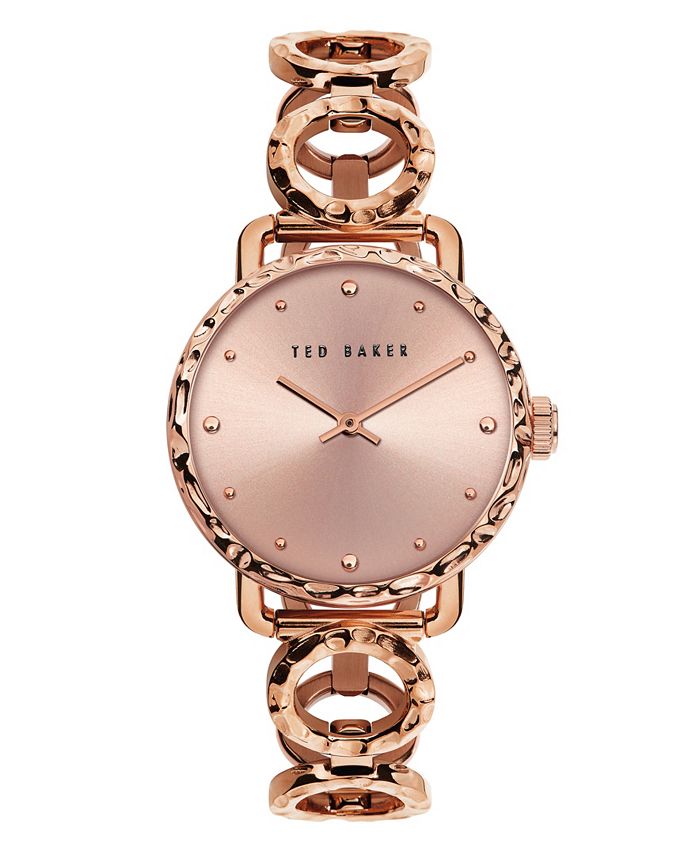 Baker watch women's rose gold discount