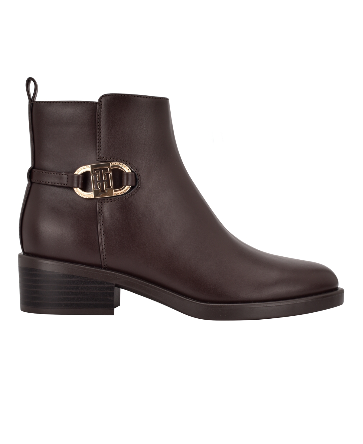 Tommy Hilfiger Women's Imiera Ankle Boots In Dark Brown