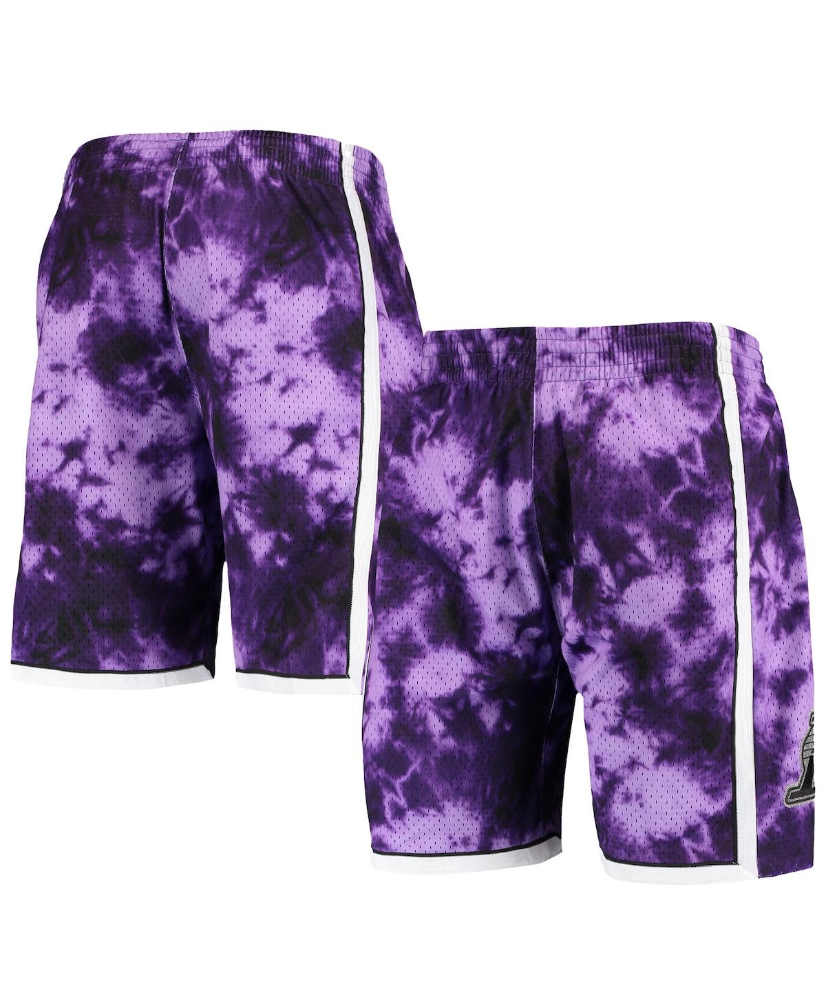 Mitchell & Ness Men's  Purple Los Angeles Lakers Hardwood Classics 2009 Galaxy Swingman Shorts In Purple