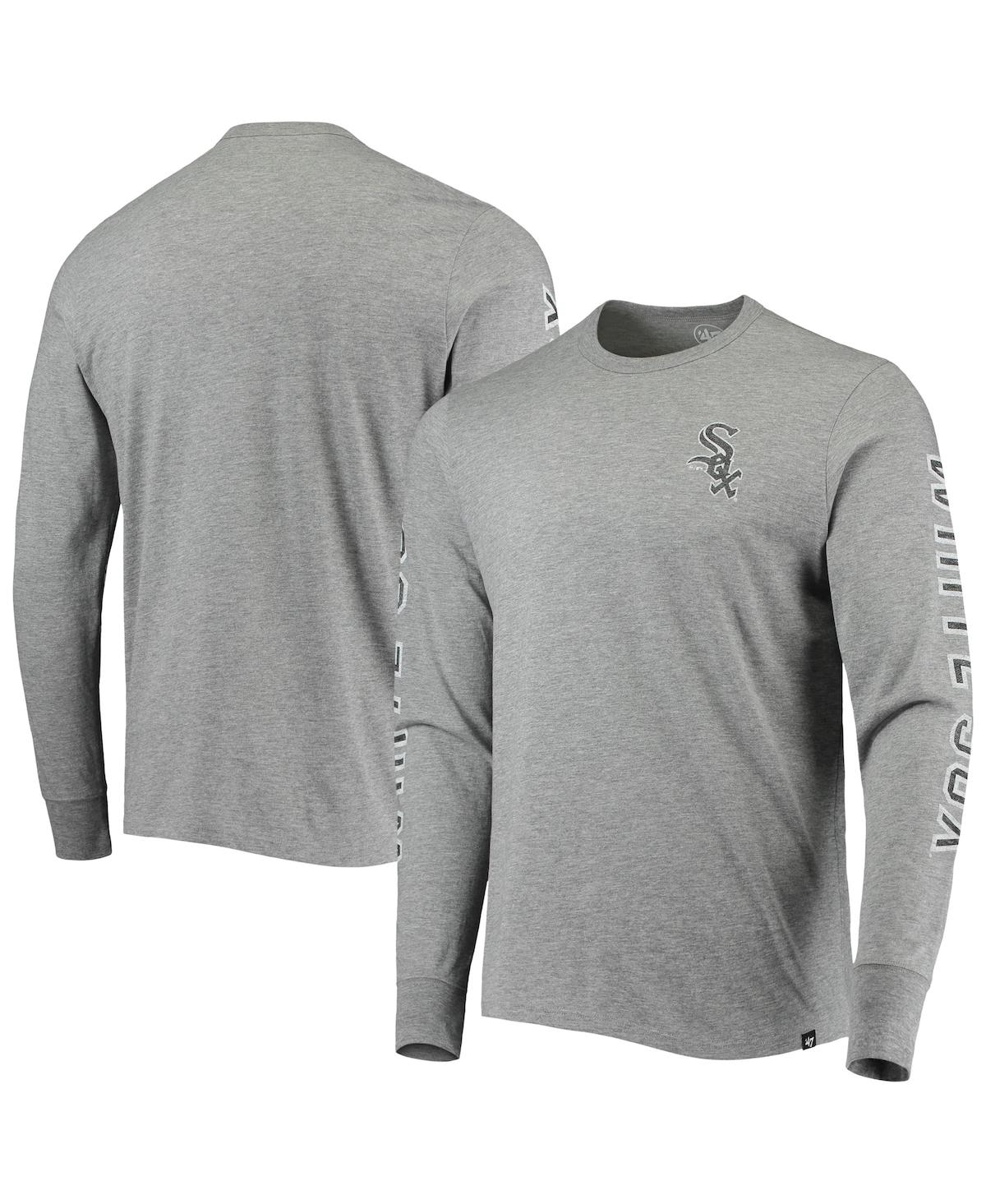 Shop 47 Brand Men's '47 Heathered Gray Chicago White Sox Team Long Sleeve T-shirt