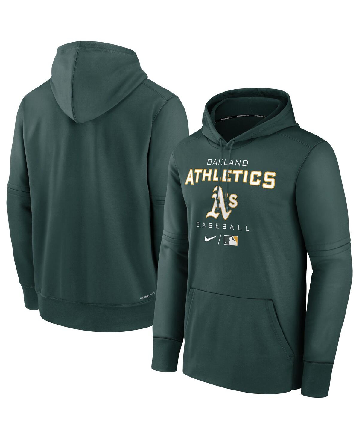 Men's Nike Green Oakland Athletics Authentic Collection Performance Hoodie