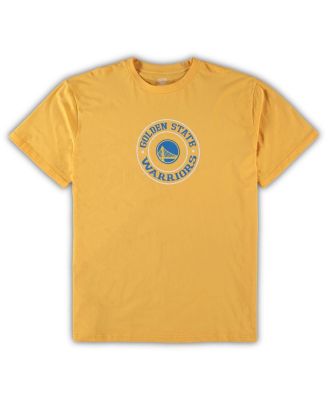 Men's Gold, Royal Golden State Warriors Big and Tall T-shirt and Shorts Sleep Set