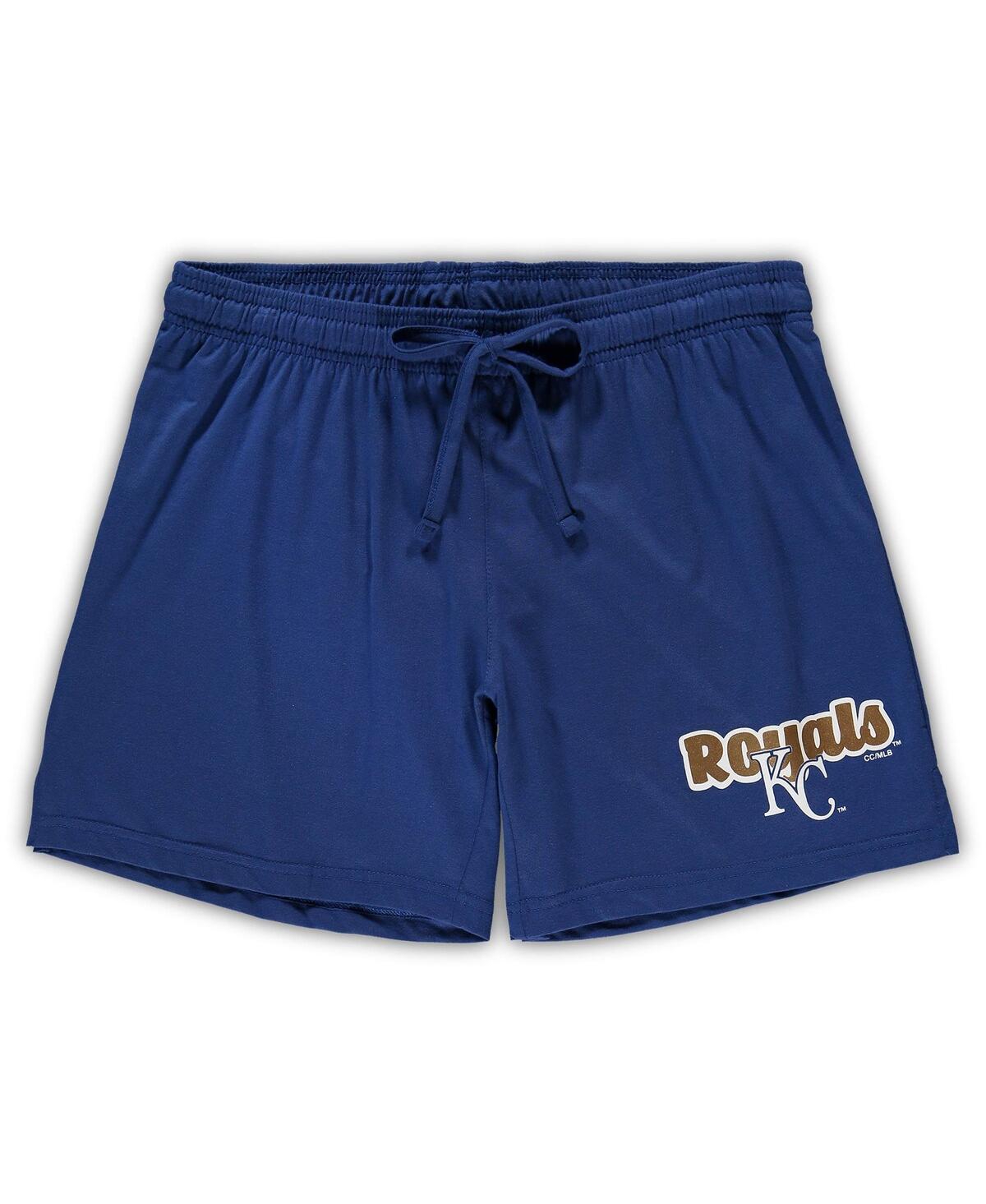 Concepts Sport Women's  Royal Kansas City Royals Plus Size Cloud Tank Top And Shorts Sleep Set In Royal