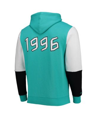 Men's Teal NBA Hardwood Classics 1996 All-Star Game Colorblock Fusion Pullover Hoodie