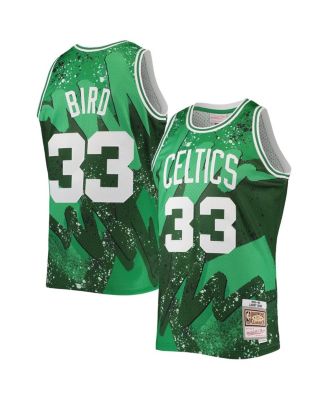 Men s Mitchell Ness Larry Bird Green Boston Celtics Hardwood Classics 1985 Hyper Hoops Swingman Jersey Macy s