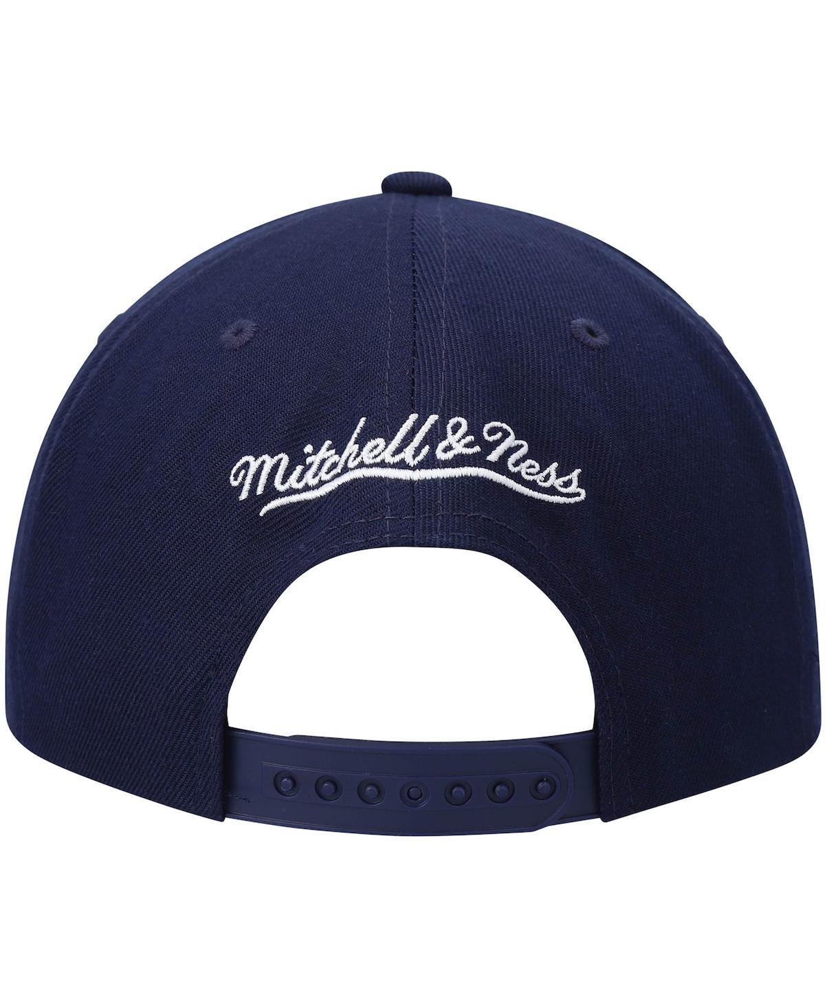 Shop Mitchell & Ness Men's  Navy Oklahoma City Thunder Ground 2.0 Snapback Hat