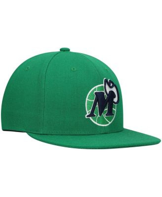 Men's Green Dallas Mavericks Hardwood Classics Team Ground 2.0 Snapback Hat