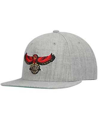 Men's Heathered Gray Atlanta Hawks Hardwood Classics Team 2.0 Snapback Hat