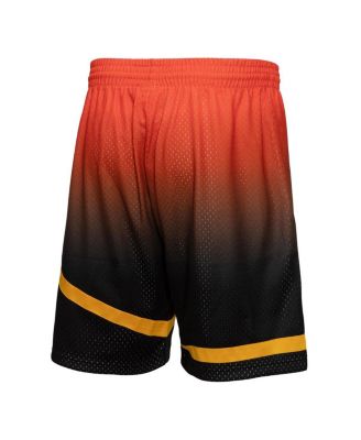 Men's  Orange, Black Phoenix Suns 1996/97 Hardwood Classics Fadeaway Reload 3.0 Swingman Shorts