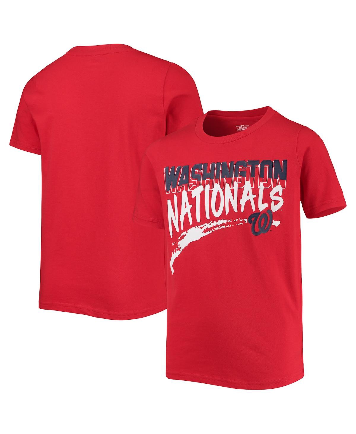 Outerstuff Kids' Big Boys Red Washington Nationals Big Deal T-shirt