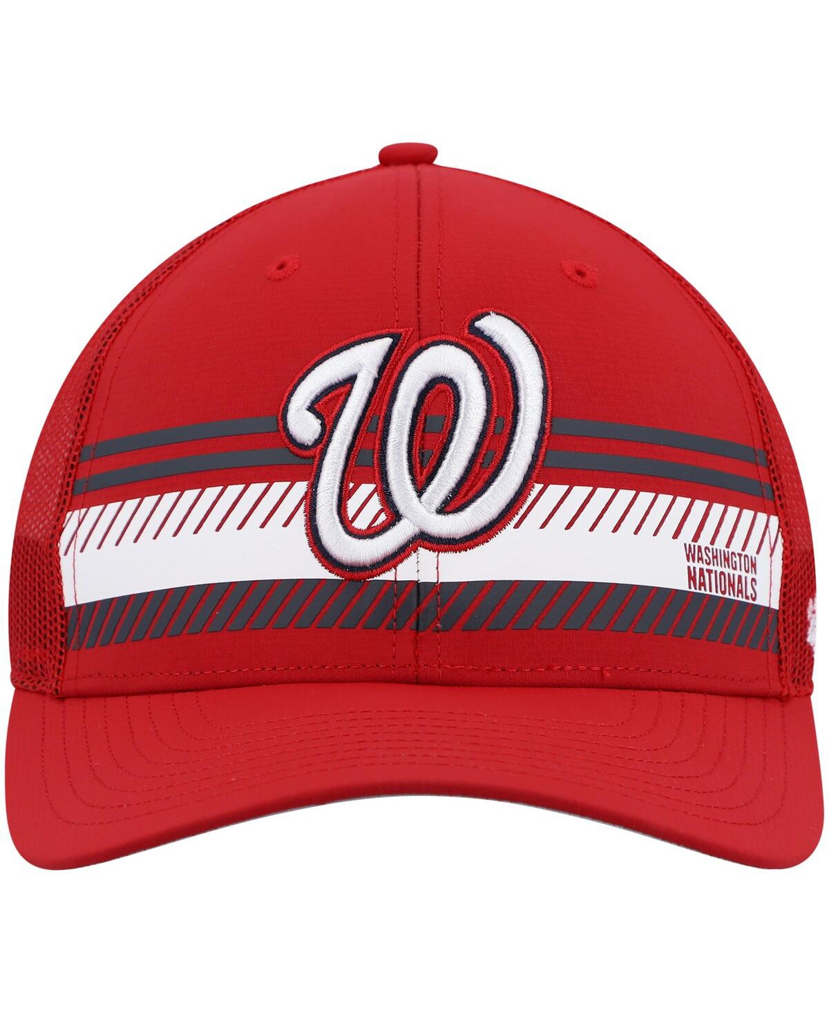 Men's '47Washington Nationals Cumberland Trucker Snapback Hat - Red
