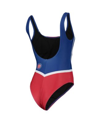 Women's Royal Chicago Cubs Team One-Piece Bathing Suit