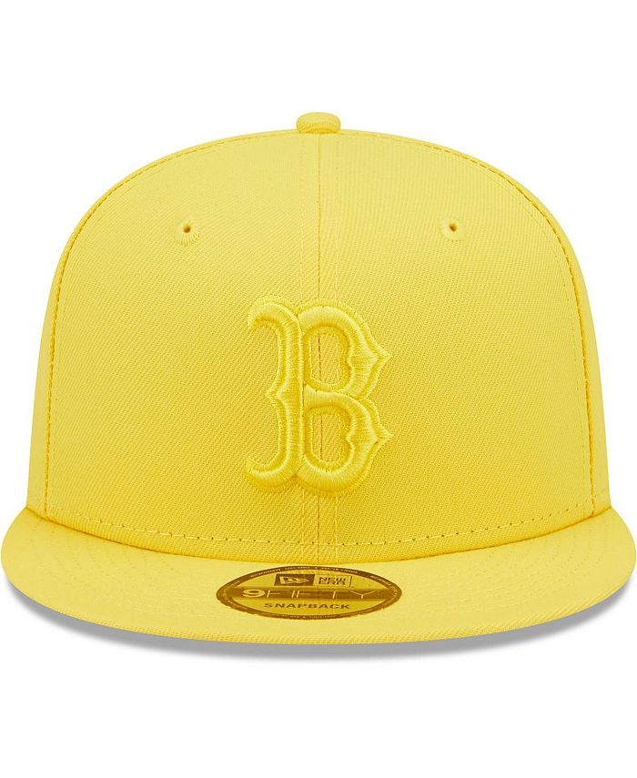 New Era Men's Yellow Boston Red Sox Spring Color Pack 9FIFTY Snapback