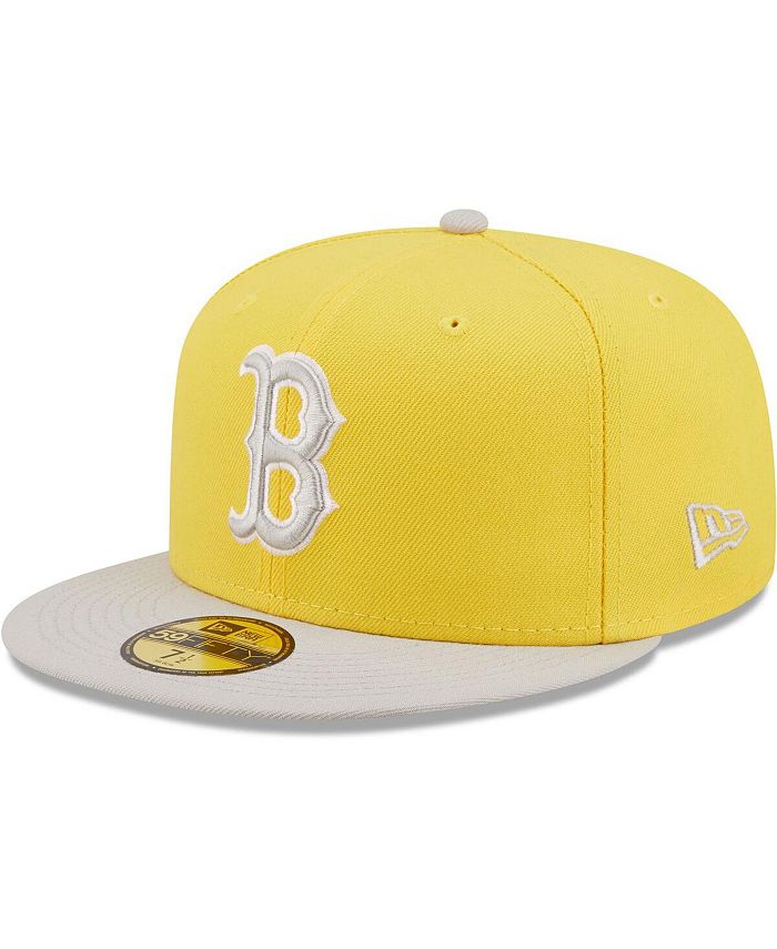 New Era Men's Yellow, Gray Boston Red Sox Spring Color Pack TwoTone
