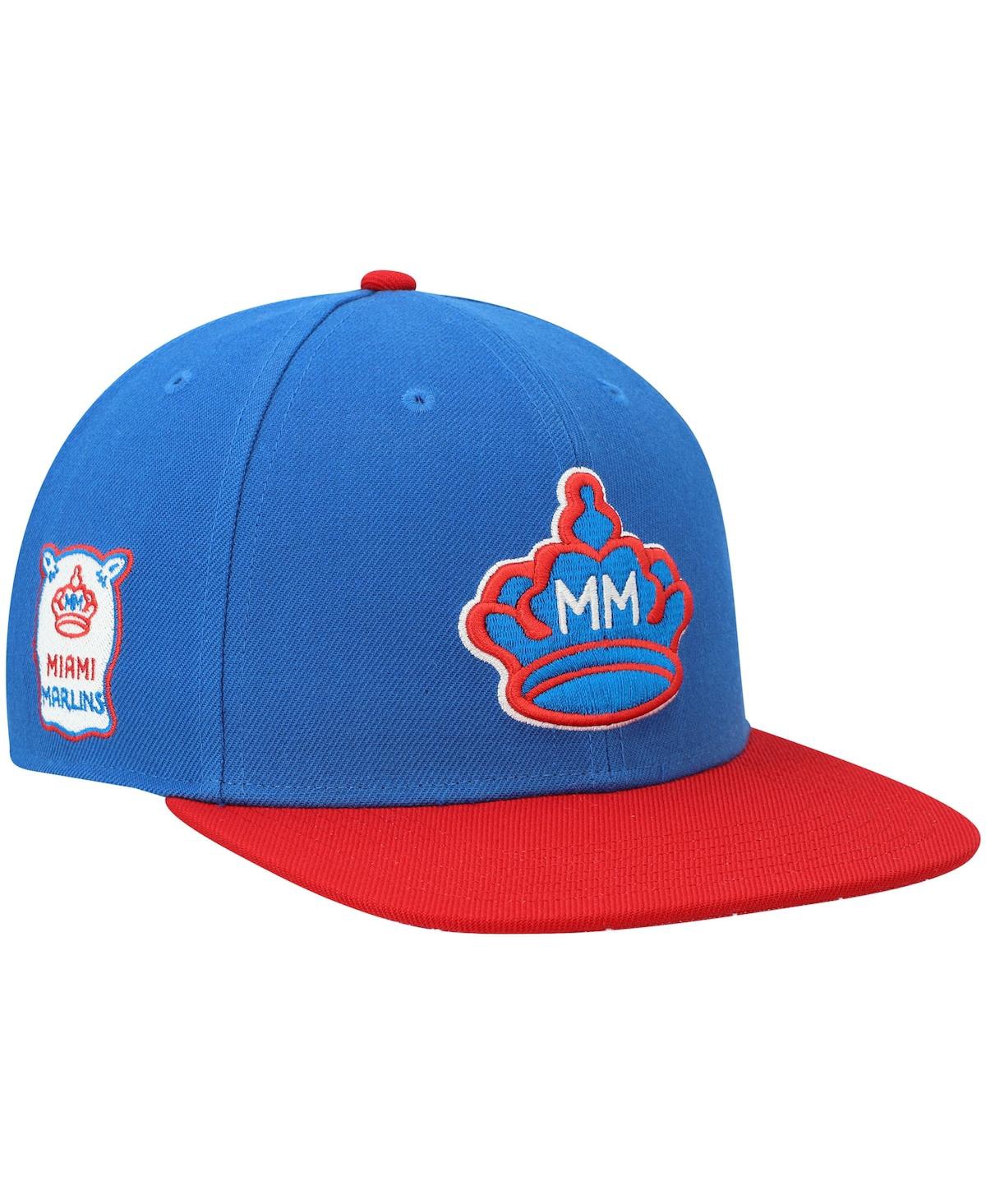 47 BRAND MEN'S '47 BLUE MIAMI MARLINS CITY CONNECT CAPTAIN SNAPBACK HAT