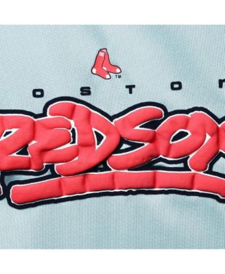 Women's Light Blue Boston Red Sox Open Back Twist-Tie Tank Top