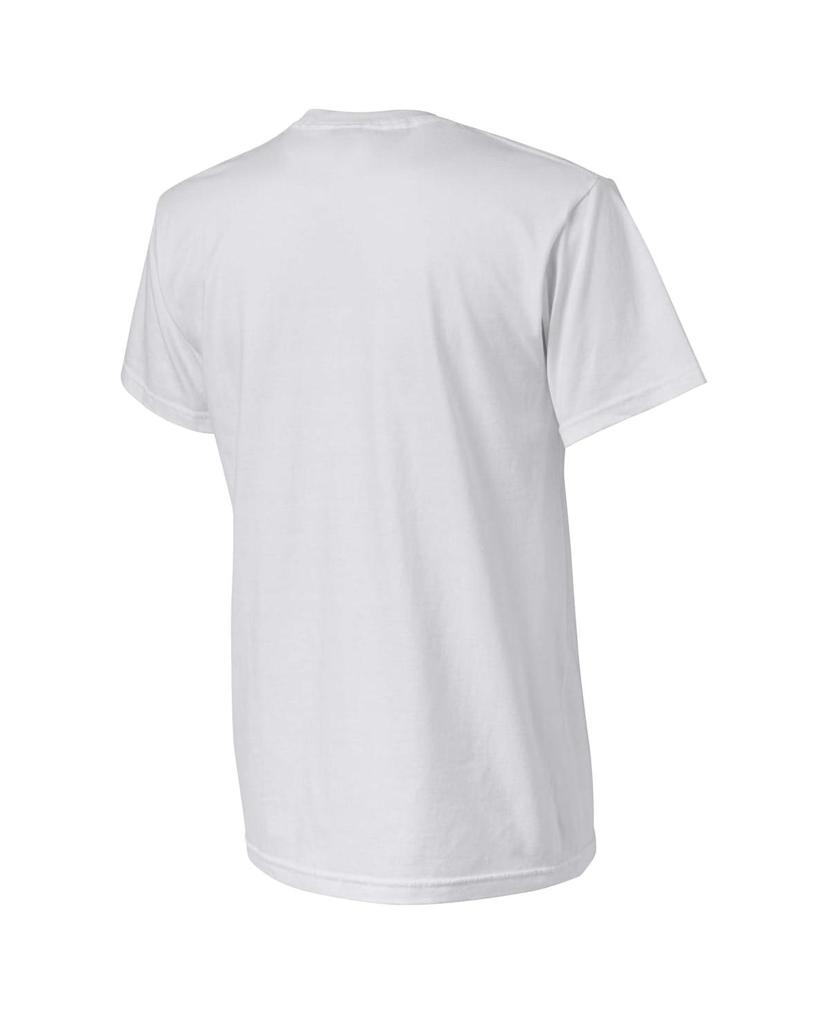 Shop Nba Exclusive Collection Men's Nba X Naturel White Washington Wizards No Caller Id T-shirt