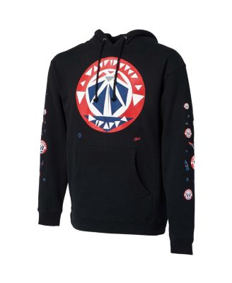 Men's NBA x Naturel Black Washington Wizards No Caller ID Pullover Hoodie