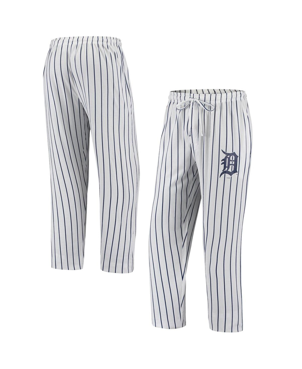 Shop Concepts Sport Men's  White Detroit Tigers Vigor Pinstripe Pants