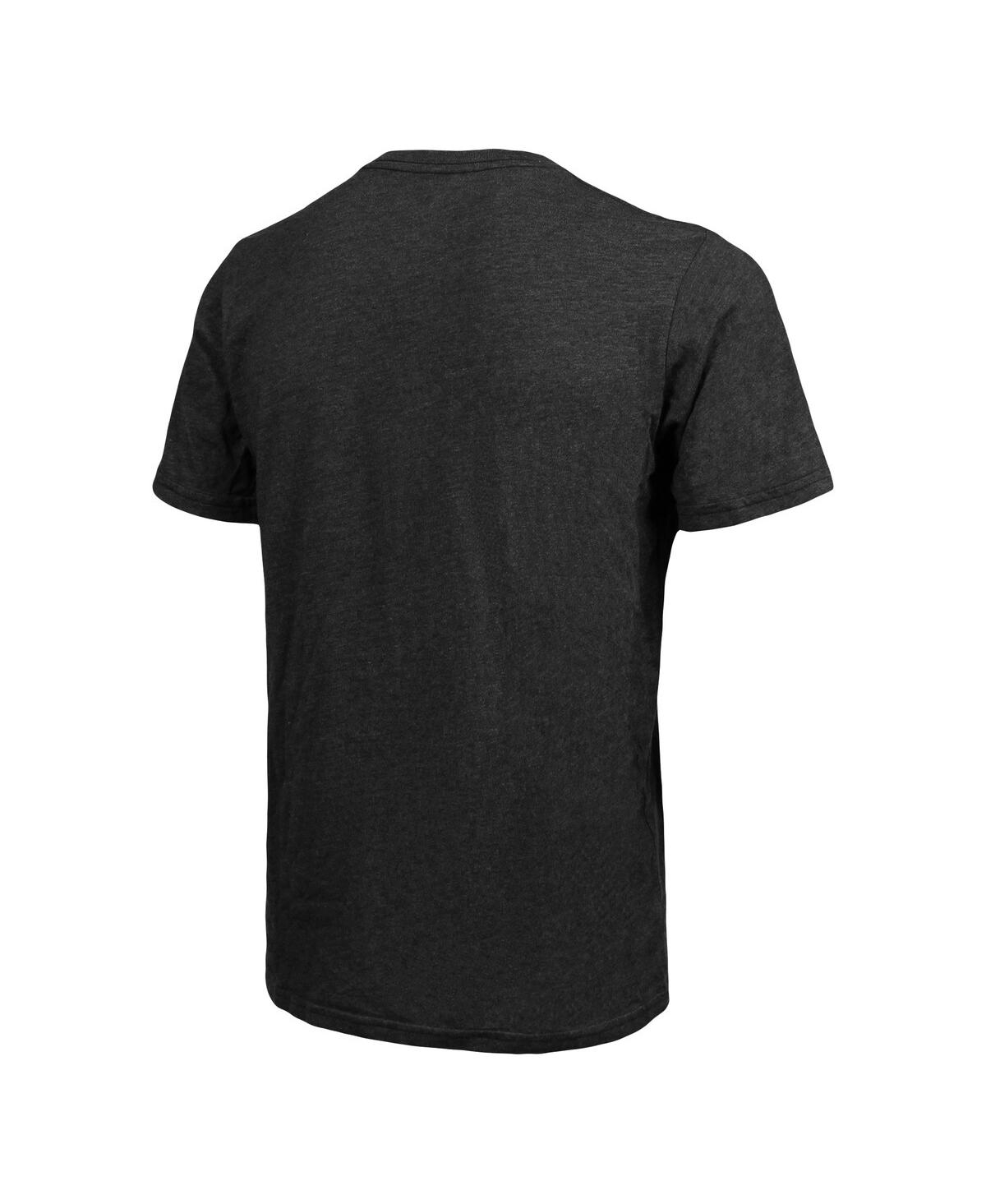 Shop Majestic Men's  Threads Heathered Black Brooklyn Nets Ball Hog Tri-blend T-shirt