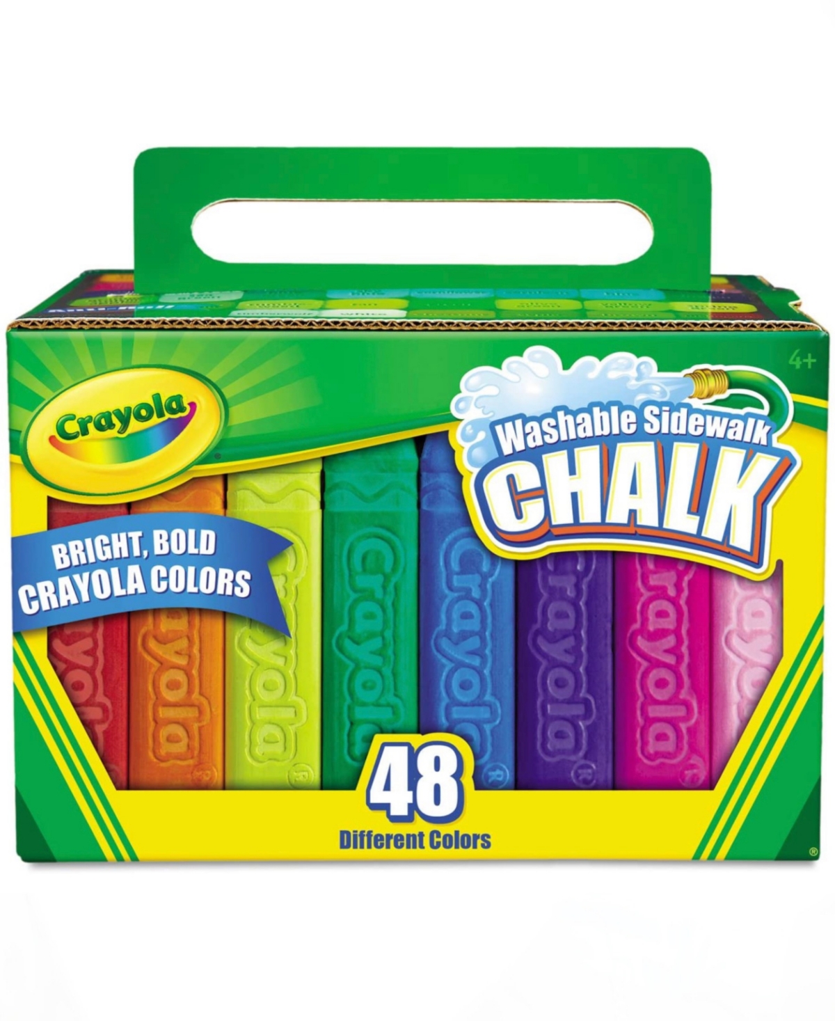 Crayola Babies' Mess Free Sidewalk Chalk In Various Colors For Outdoor Sidewalk Playtime In Multi Colored Plastic