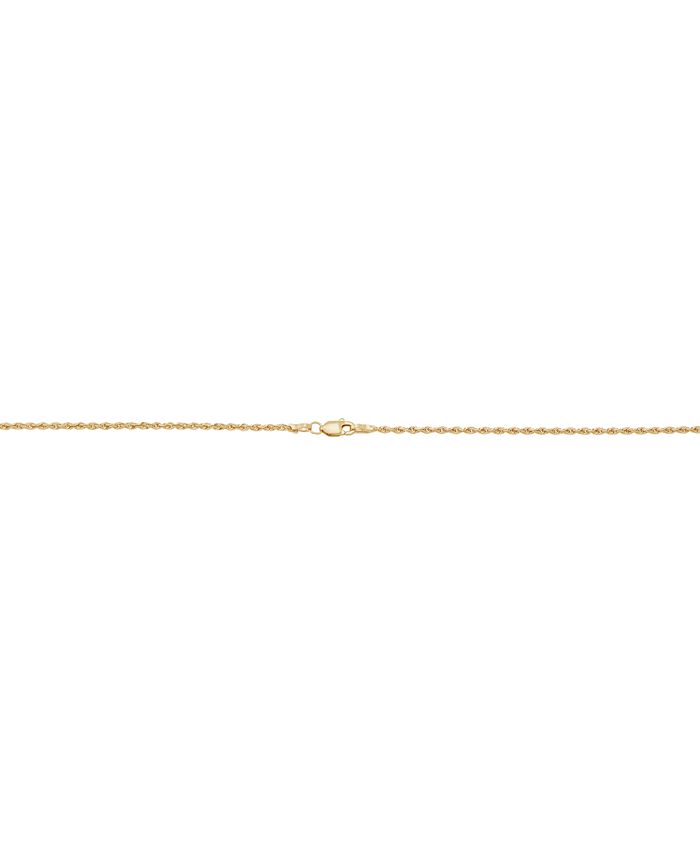 Macy's Glitter Rope 24" Chain Necklace in 14k Gold Macy's